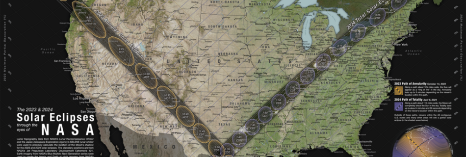 NASA Interactive Eclipse Map 2024