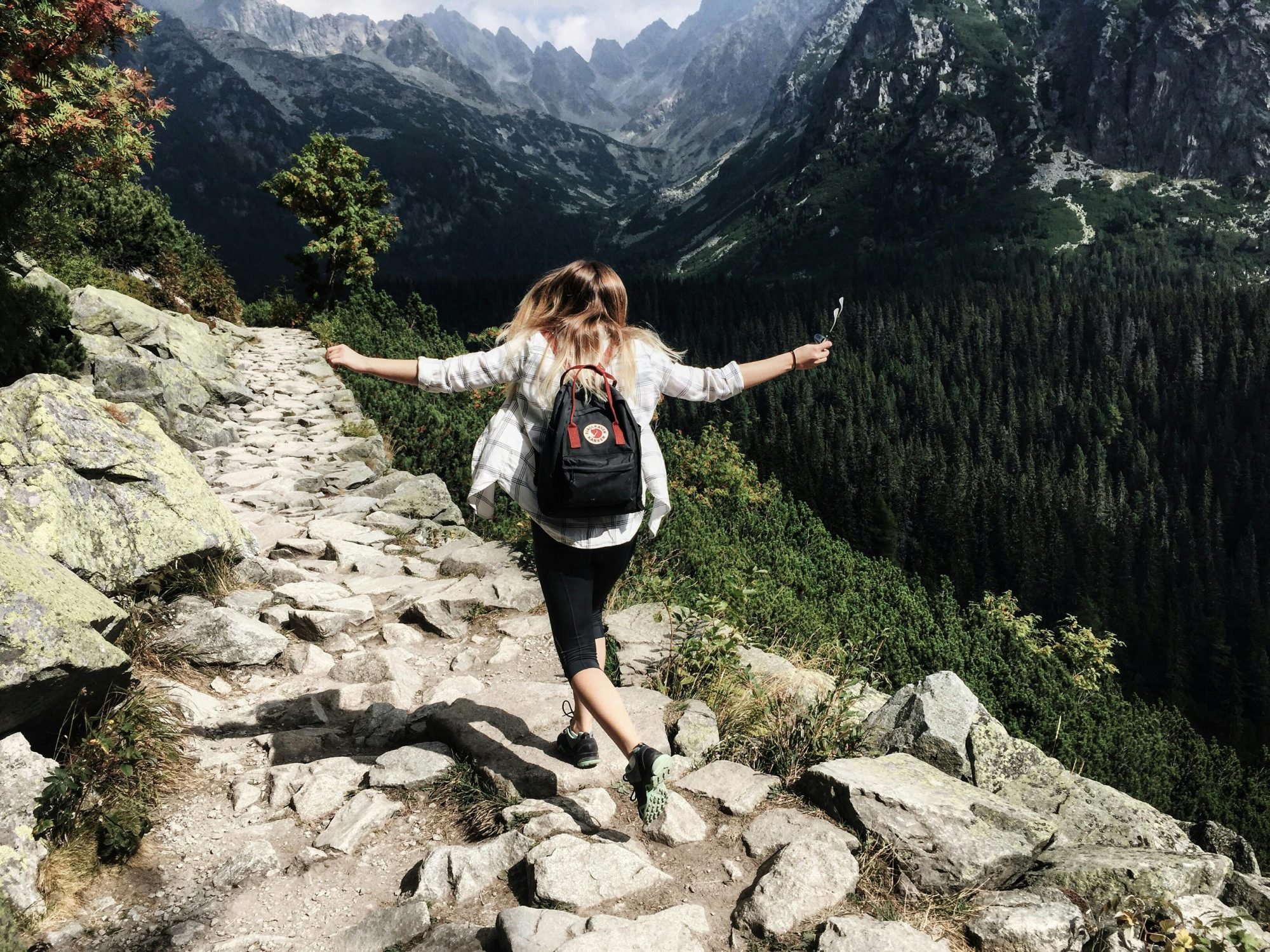 Woman Hiking